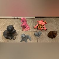 Keramik Figuren - Handbemalt, Hund, Robbe, Affe, Schwein, Einhorn Sachsen - Döbeln Vorschau