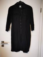 0039 Italy Leinen Kleid Hemdblusen Kleid Gr. 38 schwarz Nordrhein-Westfalen - Hünxe Vorschau