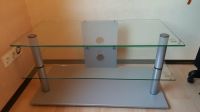 TV Rack aus Glas und Metall (TV Lowboard, Konsole, Fernsehtisch) Rheinland-Pfalz - Olsbrücken Vorschau