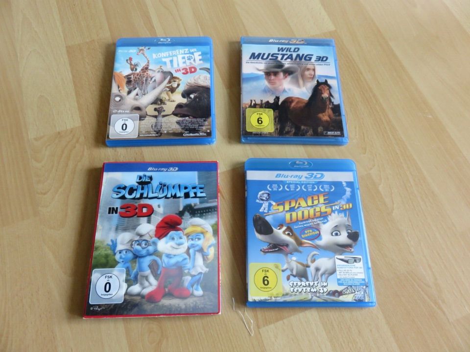 3D Blu-ray Kinder Sammlung! 4 Stück! Konferenz der Tiere Schlümpf in Heinsberg