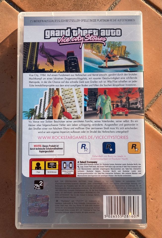 Grand Theft Auto Vice City Stories [Platinum] | PSP in Bonn