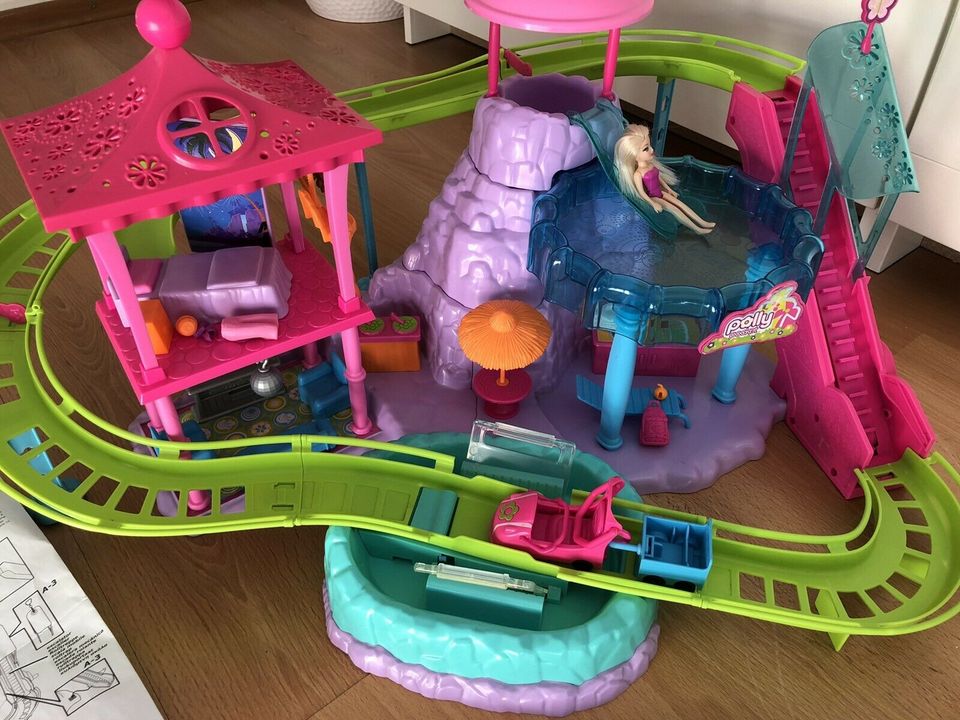 Polly Pocket Wasserpark mit Achterbahn in Reinfeld