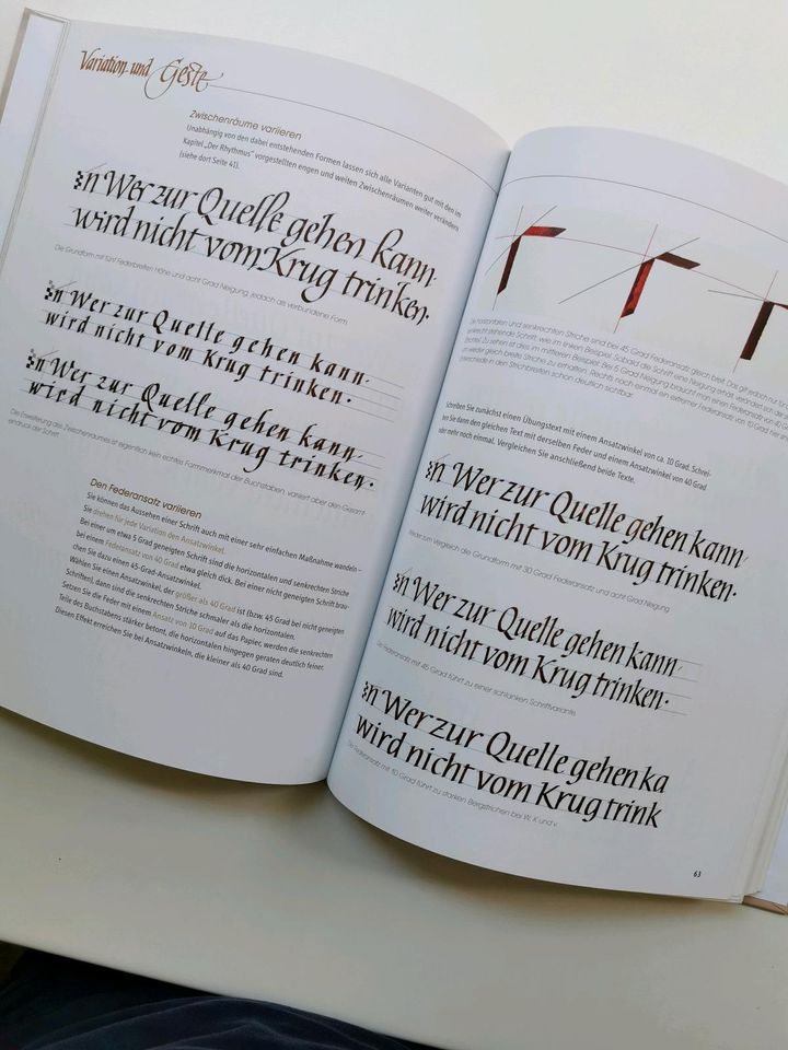 Buch Neue Wege zur Kalligrafie in Aachen