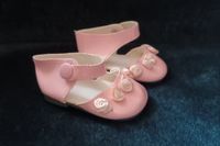 Puppenschuhe  7 cm rosa mit Stoffrosen Bayern - Abenberg Vorschau