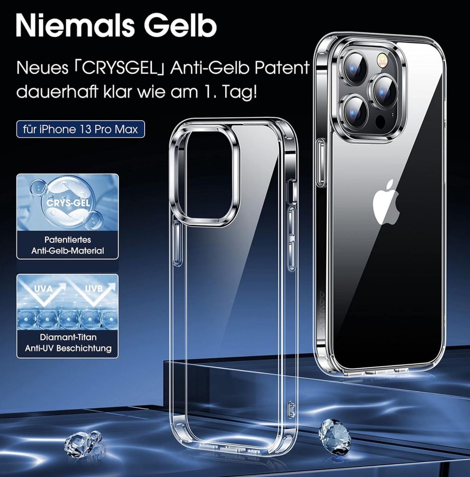 iPhone 13 Pro Max Hülle, Case Transparent in Titisee-Neustadt