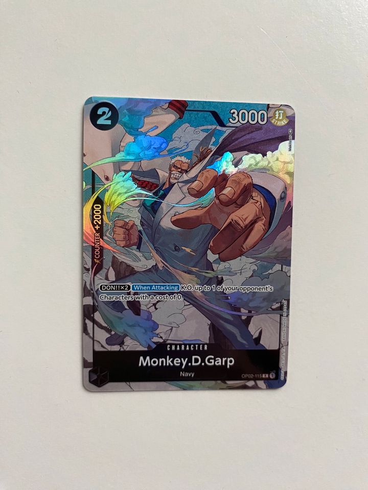 Garp Alt Art | One Piece Card Game | Paramount War Karte Holo in München