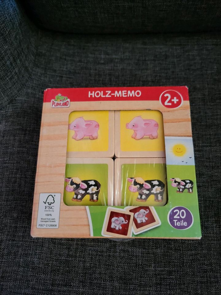 98### Holz Memo Memory ab 2 Jahren Neu in Aachen