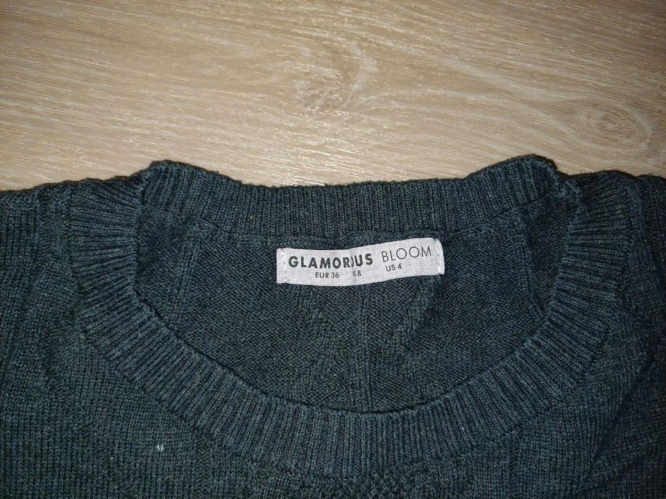 Umstandsshirt Glamorous Bloom Gr. 36 Strickoptik in Tapfheim