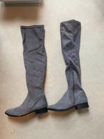 ALDO Overknee Stiefel NEU taupe/grau Gr.38 Brandenburg - Kleinmachnow Vorschau