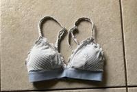 Bikinioberteil H&M XS 158 blau weiß gestreift Bikini Hessen - Burghaun Vorschau