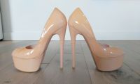 Paolo Biondini High Heel Stiletto Leder Peeptoe Pumps Luxus Nordrhein-Westfalen - Bad Driburg Vorschau