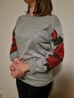 Bluse mit Rosen,Neue! T-shirt longsleeveGr M-L Baden-Württemberg - Baden-Baden Vorschau