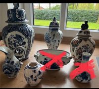 Delft Porzellan Vase, Deckelvase Niedersachsen - Friesoythe Vorschau