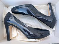 Damenschuh, dunkelblau, Gabor,  70mm, Lack, Gr. 39 Nordrhein-Westfalen - Meerbusch Vorschau
