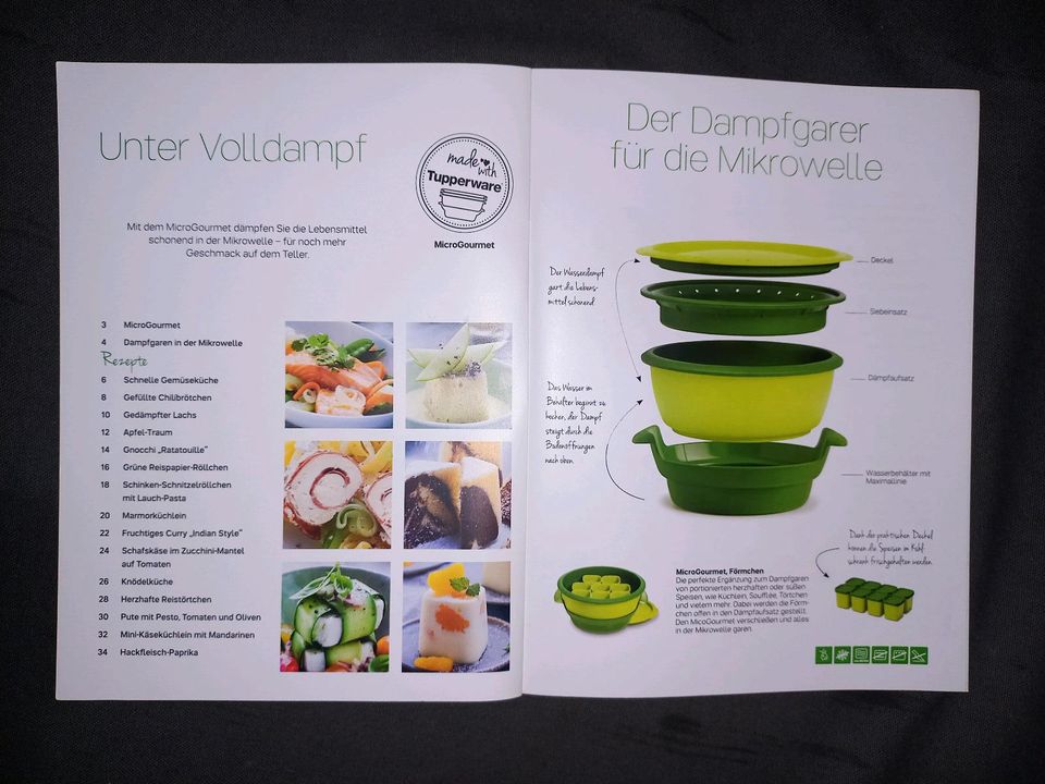 Mach Dampf Tupperware Rezeptheft für den MicroGourmet Dampfgarer in Bochum