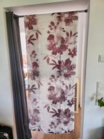 2 Vorhänge mit Blumenmuster, schwarz weiß, Je 246cm x 136cm Hessen - Hanau Vorschau