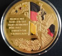 Medaille "Die deutsche Nationalhymne", Cu vergoldet mit Farbdruck Berlin - Mitte Vorschau