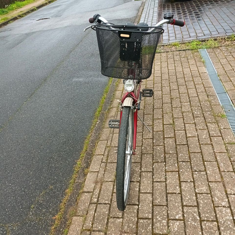 Damen fahrrad 28 Zoll rot in Hoisdorf 