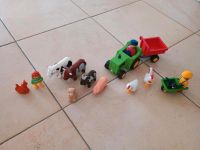 Playmobil 123 Bauernhof Set Erweiterung Traktor Tiere Schubkarre Bayern - Amberg Vorschau