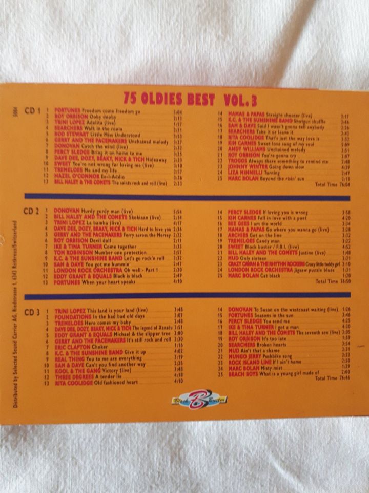 Music  CD's   Sounds of The 70. Oldiis Best VOL. 3 u. 5, USW. in Uffenheim