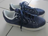 Jungen Sneaker Adidas Stan Smith blau Gr. 37 1/3 Velourleder Baden-Württemberg - Birenbach Vorschau