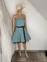 Trägerloses kurzes Cocktailkleid von Heine, Petticoat, eisblau Nordrhein-Westfalen - Kerpen Vorschau
