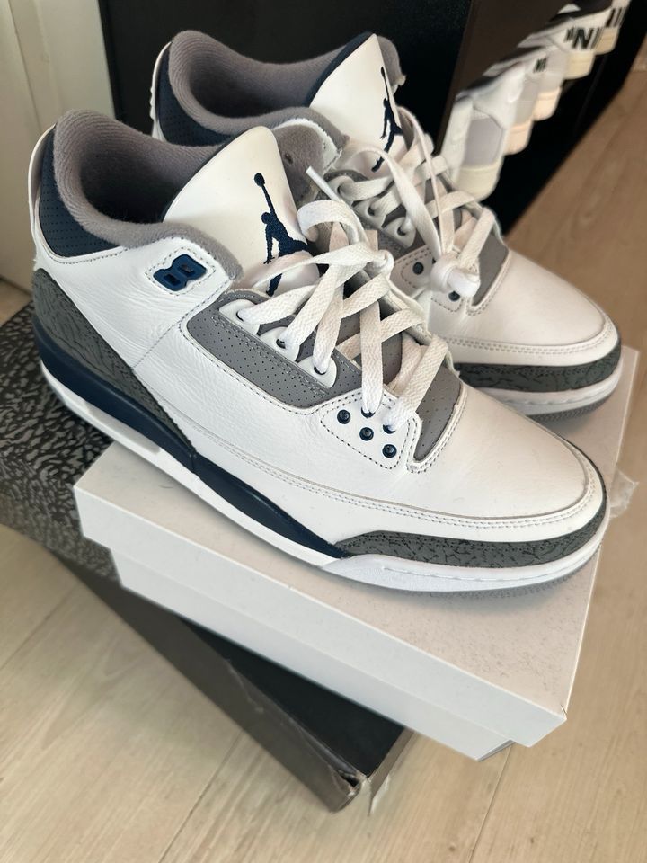 Nike Air Jordan 3 Navy Blue Größe 43 NEU in Reinbek