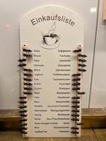 Vintage Einkaufsliste Holztafel Friedrichshain-Kreuzberg - Kreuzberg Vorschau