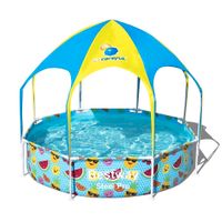 Bestway Steel Pro Swimming Pool Kinderpool inkl. Sonnenschutzdach Rheinland-Pfalz - Andernach Vorschau