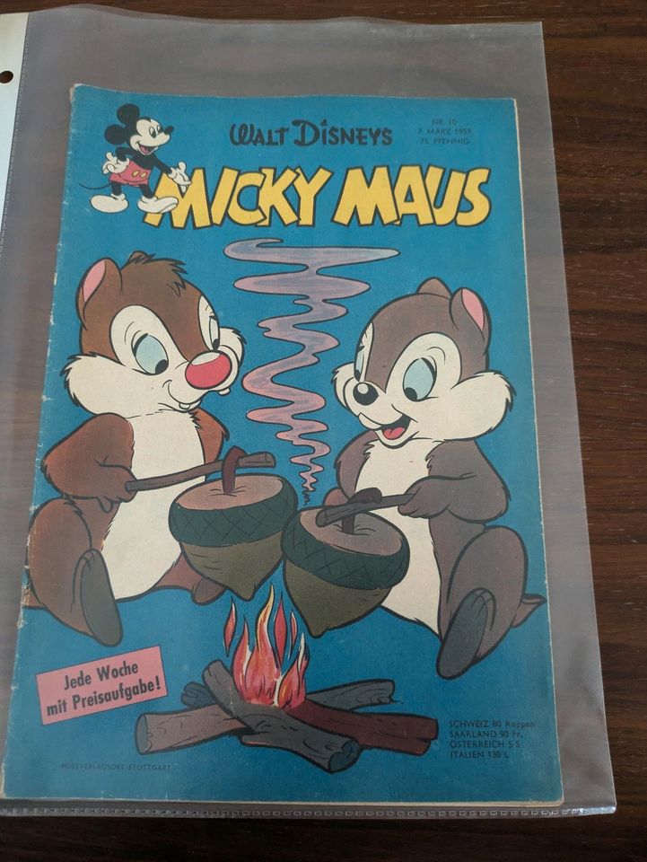 Comics 1950er und 1960er Jahre - Walt Disney Micky Maus in Langenfeld