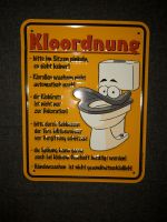 Kloordnung Blechschild Schild Neu WC Regeln Nordrhein-Westfalen - Wenden Vorschau