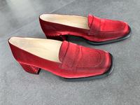 Damen-Slipper aus Satin & Echtleder -Größe 36 1/2 – ungetragen Hessen - Eppertshausen Vorschau