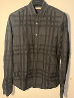 Burberry Hemd elegant schwarz grau kariert Gr. M Baumwolle Casual Berlin - Charlottenburg Vorschau