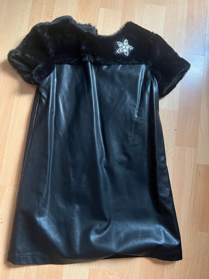 Benetton Lederkleid Schwarz neu Gr.128 Kleid in Düsseldorf