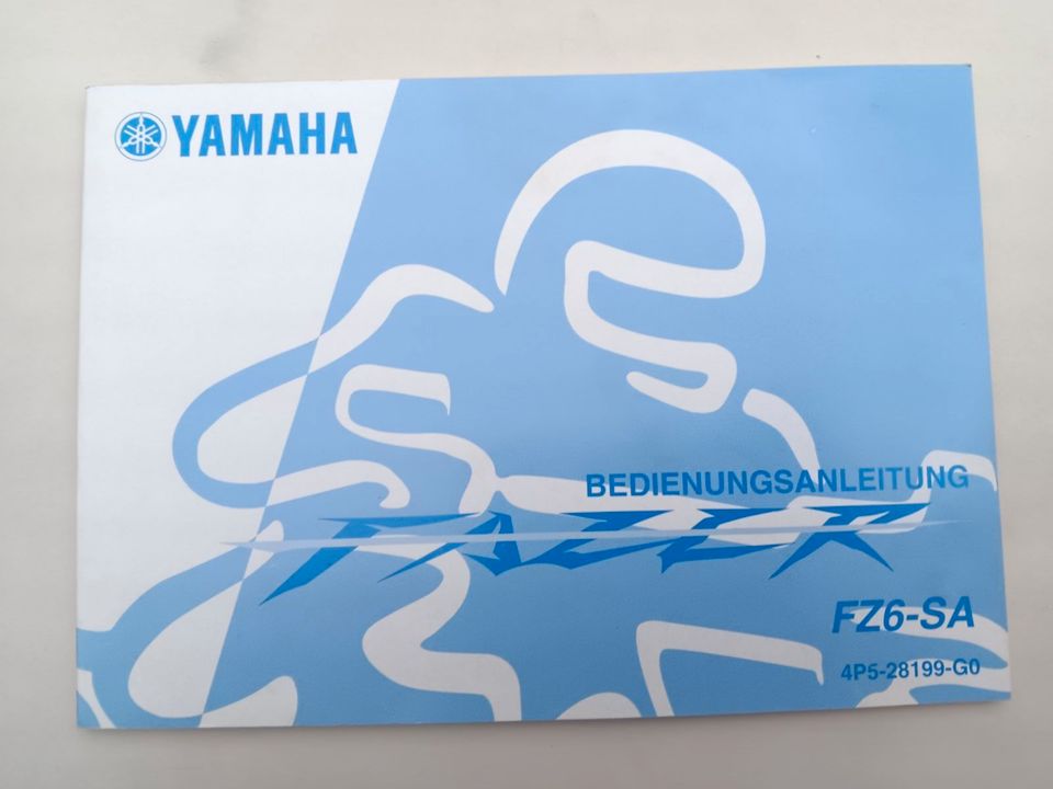 Org.Yamaha Bedienungsanleitung Handbuch FZ6 Fazer 2006 TOP in Neuss