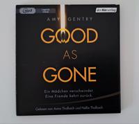Hörbuch Krimi "GOOD AS GONE" von Amy Gentry, mp3 Schleswig-Holstein - Ascheberg Vorschau