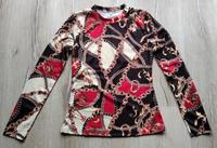 Langarmshirt mit Kettenmuster - Gr. S Bayern - Marktoberdorf Vorschau