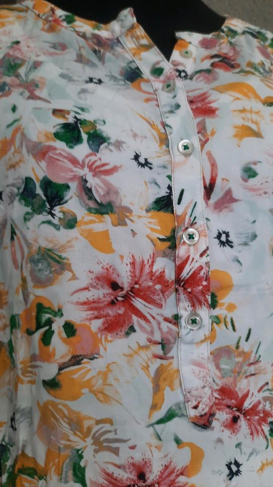 ❣️NW Sommerblusen F&F UK Blumen Sommermantel Trenchcoat  gelb in Schwelm