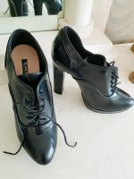 Jumex Stiefeletten High Heels, Lack Hochglanz, Schnürung, Schwarz Nordrhein-Westfalen - Hamm Vorschau