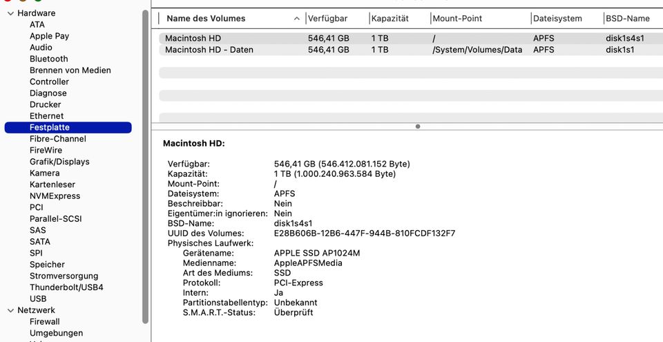 Macbook Pro 2019 13" i7 16GB 1TB SSD Touchbar space grey in Weil im Schönbuch