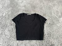 Pull & Bear Shirt Feinripp Gr. S schwarz Nordrhein-Westfalen - Moers Vorschau