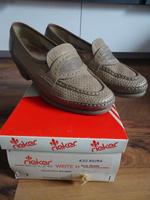Braune Halbschuhe / Schlupfschuhe Echtleder von rieker, Gr. 7 Bayern - Langenzenn Vorschau