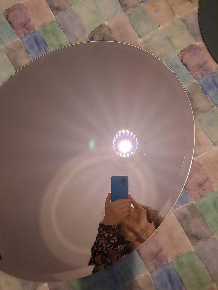 Zwei Ovale Kristall Spiegel Badezimmer 50x60 cm in Heidelberg