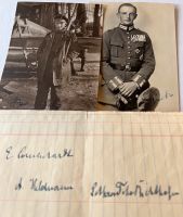 Fotos Flieger Militär Jasta Richthofen Autogramme 1. WK Berlin - Tempelhof Vorschau