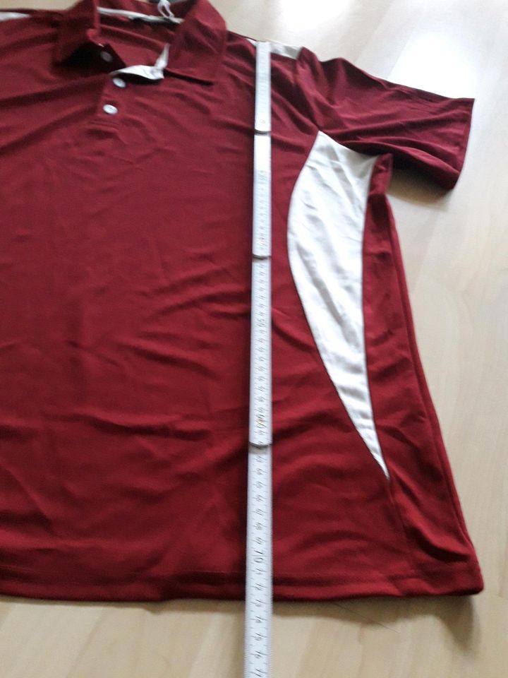 Herren Sport Polo T Shirt Gr. 3XL  Farbe Rotwein neu in Ravensburg