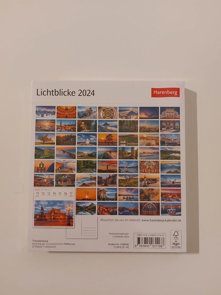 Postkarten Kalender Harenberg Lichtblicke 2024 NEU in Köln