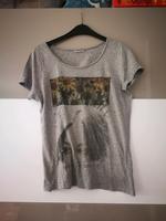 Shirt, S, noisy may, Grau, Blumen, Aufdruck Bayern - Karlstadt Vorschau