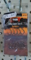 Nash TT Fang Gaper Barbless Size 8 QTY 10 NEUWARE!! IN OVP Angeln Niedersachsen - Bad Bentheim Vorschau