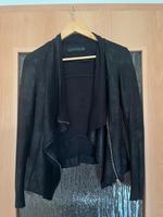 Zara Jacke Strickjacke Schwarz XS 34 Wasserfallkragen Sachsen - Chemnitz Vorschau