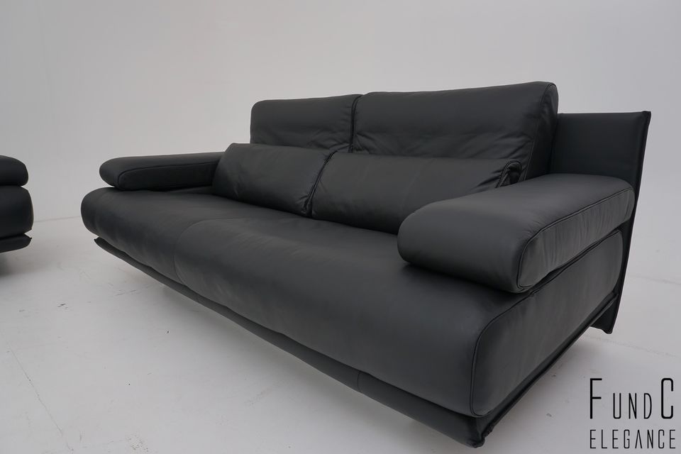 Rolf Benz 6500 Garnitur Couch Sofa Dreisitzer Zweisitzer Leder in Unna